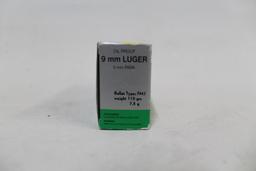 Lellier & Bellot 9mm Luger 115 Gr. Fmj