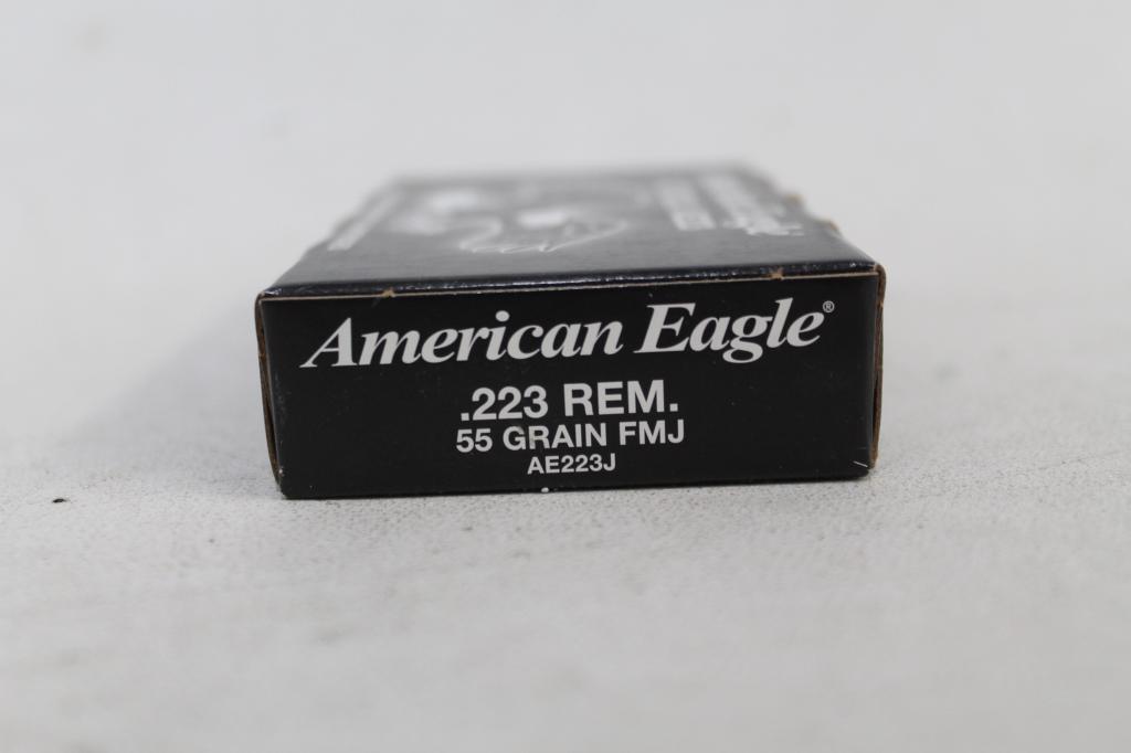 2- Boxes Of American Eagle .223 Rem 55 Gr. Fmj