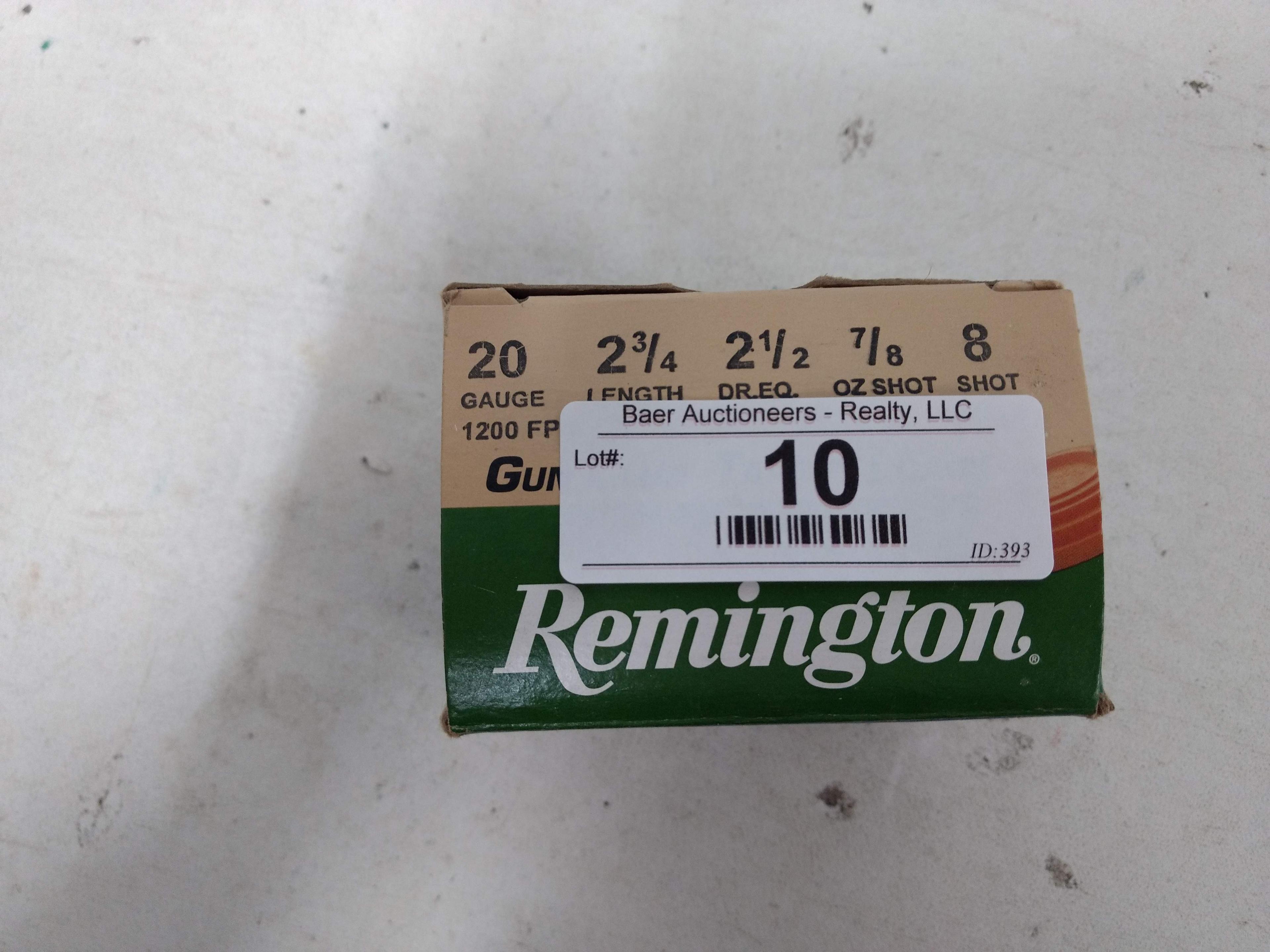 25 Rnds Remington 20ga 8 Shot