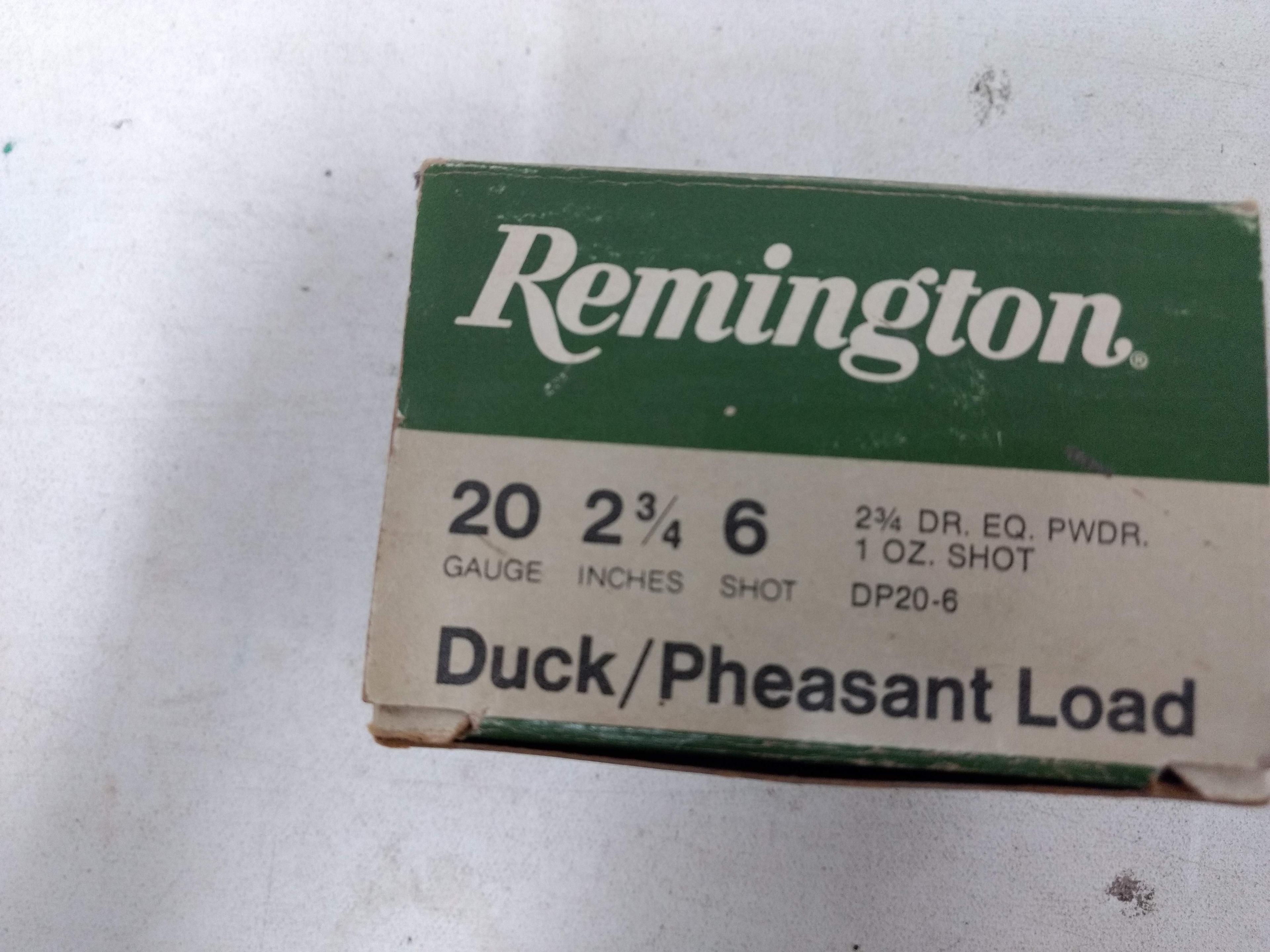 20 Rnds Remington 20ga 6 Shot