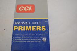 1000 Ct. Cci #400 Small Rifle Primers