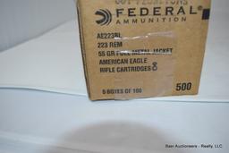 500 Rnd Case Federal 223 Rem 55gr Fmj