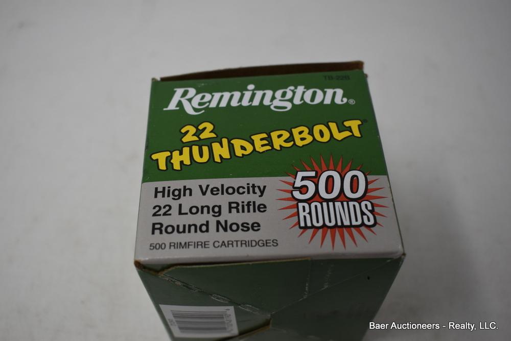 500 Rnd Box Remington 22 Thunderbolt