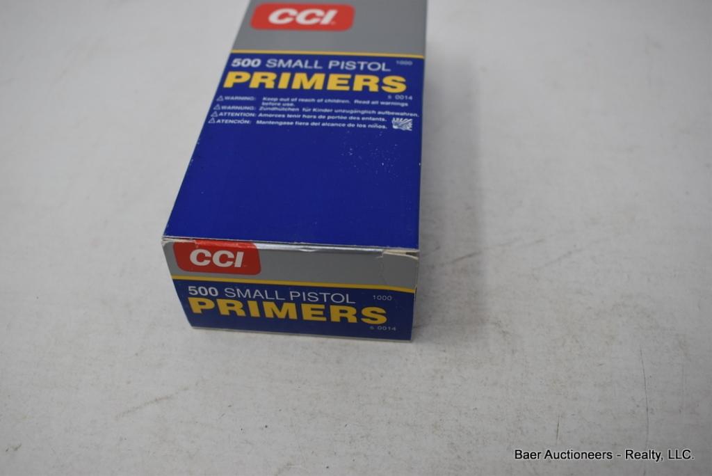 1000 Rnd Box Cci No 500 Sm Pistol Primers