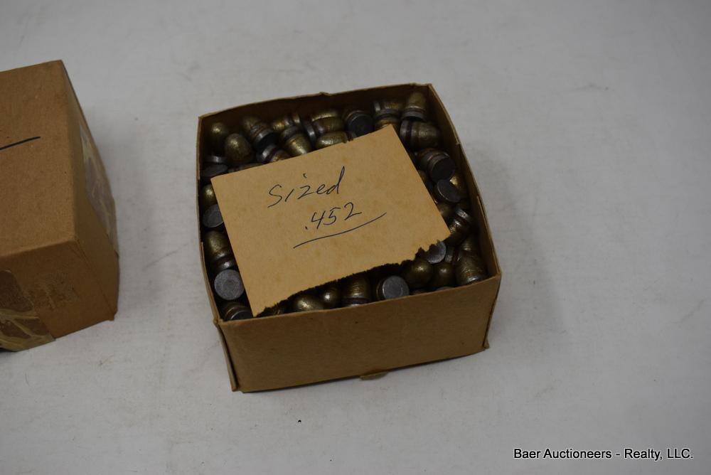 1 Box (approx. 250) 45 Auto Lead Cast Bullets