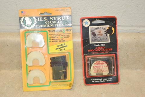 1 Knight & Hale Call & 3 H. S. Strut Calls