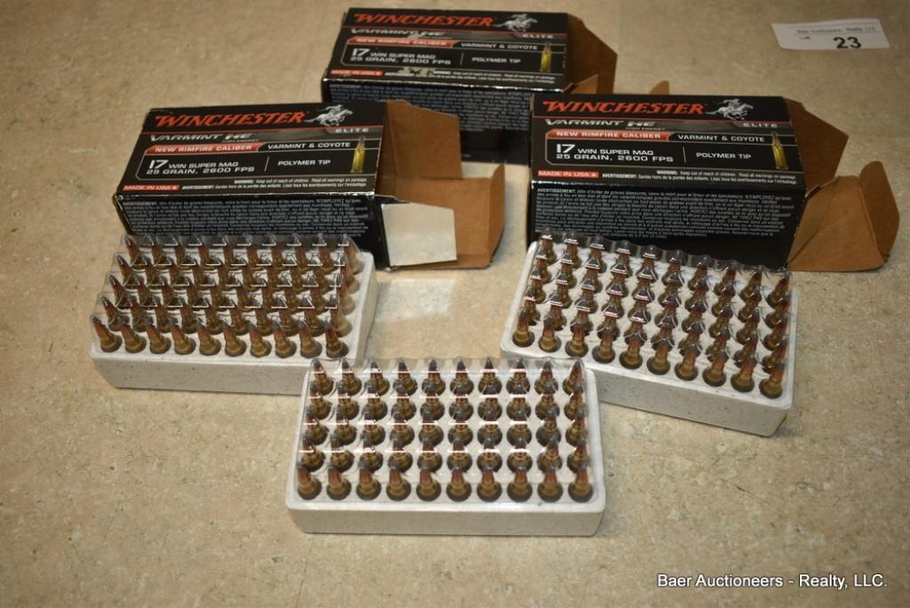 3-50 Rnd Box 17 Winchester Super Mag