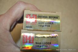 Y2-50 Rnd Box Hornady Critical Defense 115gr Hp