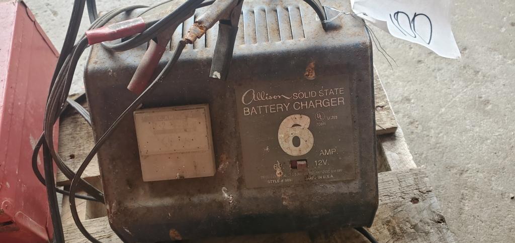 Battery Charger, Drill, Saw