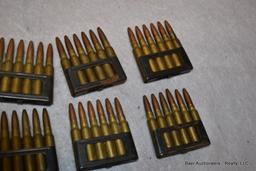 42 Rnds On 7 Stripper Clips Of 7.35 Italian