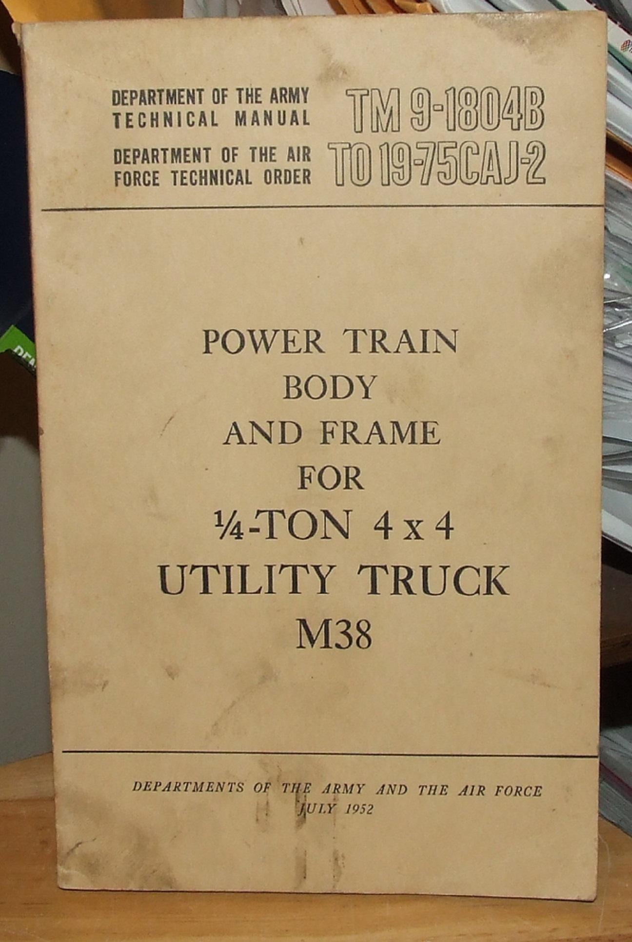 Power Train, Body & Frame – Utility Truck