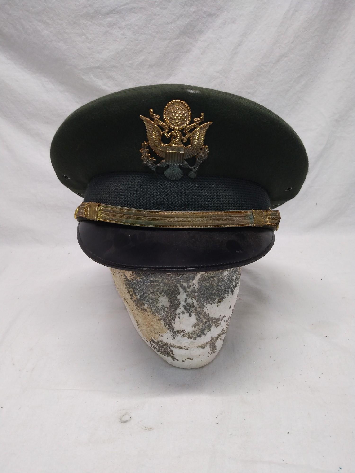 US Army officers visor hat