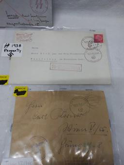 Assorted vintage envelopes from Germany