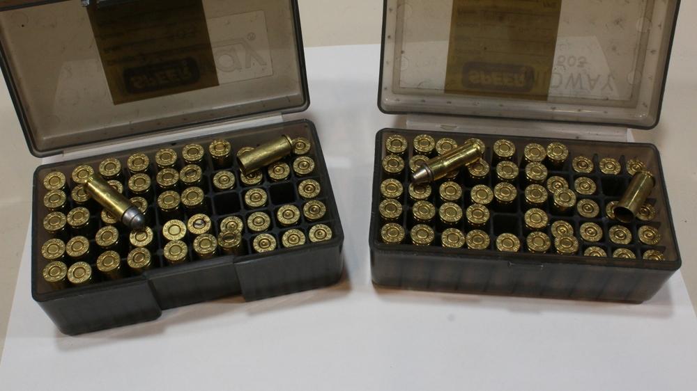 66 live rnds & 34 empty brass 32 S&W long