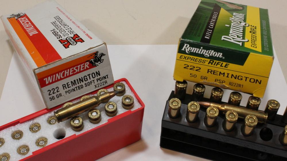 29 rnds 222 Remington & 11 empty brass