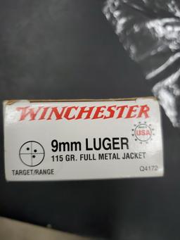 50 rnd box Winchester 9mm Luger