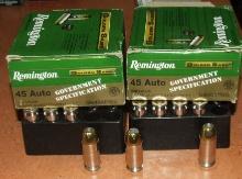2 - 25 Rounds Remington 45 ACP HP