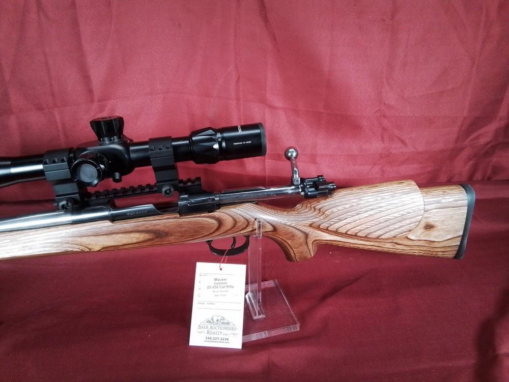 Mauser 98 Custom 22-250 Rifle