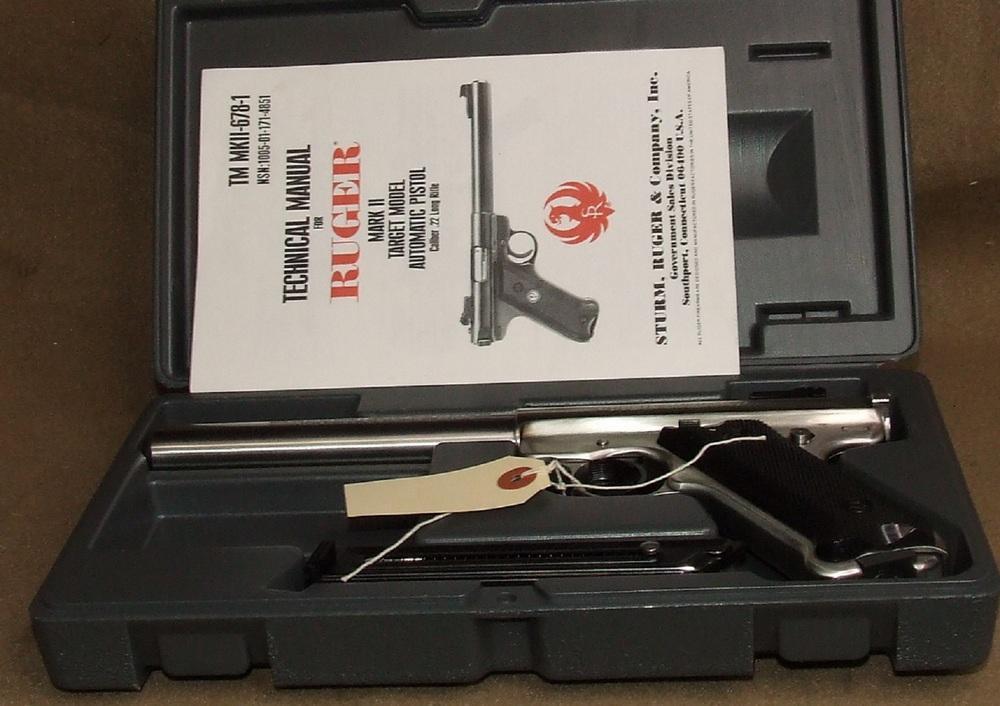 Ruger Mk II Gov't Model Target 22 LR Pistol