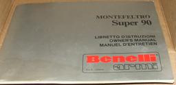 Benelli Montefeltro Super 90 Manual