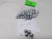 100pcs 50cal lead balls