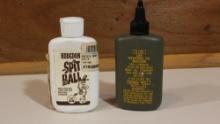Spit ball lube and gun oil