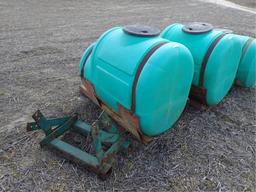 Set of snyder saddle tanks and mounts