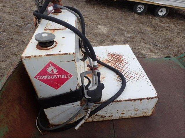 50 gal L shaped Fuel Tank with 12 V  Pump (?)