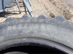 (2) Used 380/85R/30 Tractor Tires