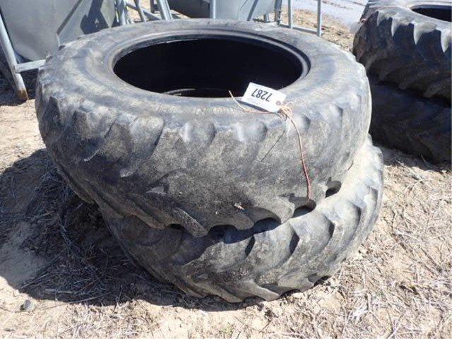 (2) Used 380/85R/30 Tractor Tires