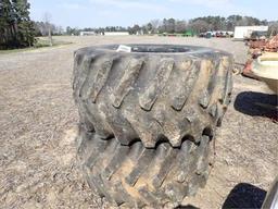 (2) Used 28L - 26 Tires