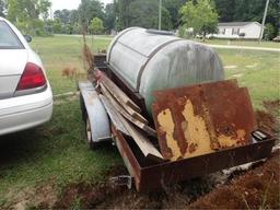 2 Axle Boat Trailer converted to Utility Trailer