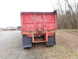 1977 40Ft Flat Bed Trailer w/ 4 Ft Grain Racks