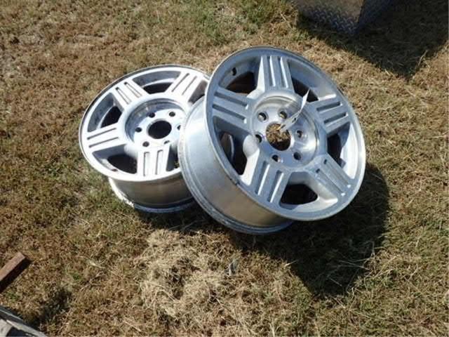 (2) 6 Lug Chevy Wheels