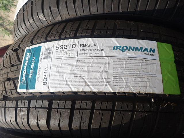 Ironman 235/65R17 Tires (New)