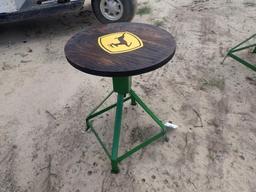 Stool with JD Symbol