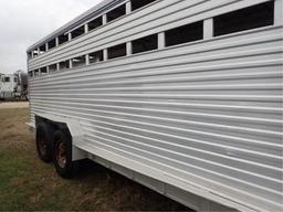 1993 Kiefer Built Gooseneck Livestock Trailer