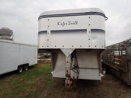 1993 Kiefer Built Gooseneck Livestock Trailer