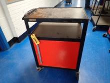 Metal AV Table w/Metal Cabinet