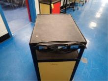 Metal AV Table w/Metal Cabinet