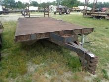 16 Ft x 8 Ft 2 Axle Trailer w/Ramps (NO TITLE)