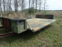 14' Trailer,  Tandem Axle - No Title