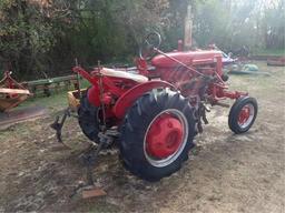 Farmall Super A w/ Cultivator (Motor Stuck)