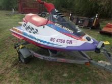 1996 Polaris SLX Jet Ski on Trailer