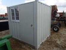 8' Container w/ Side Door & Window (NEW)