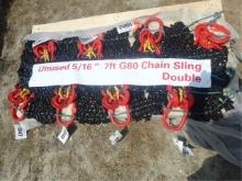 5/16" 7' Double Chain Sling