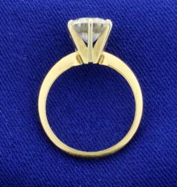 Gia Certified 2 Ct Solitaire Diamond Ring