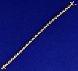 3/4 Carat Diamond Bracelet In 14k Yellow Gold