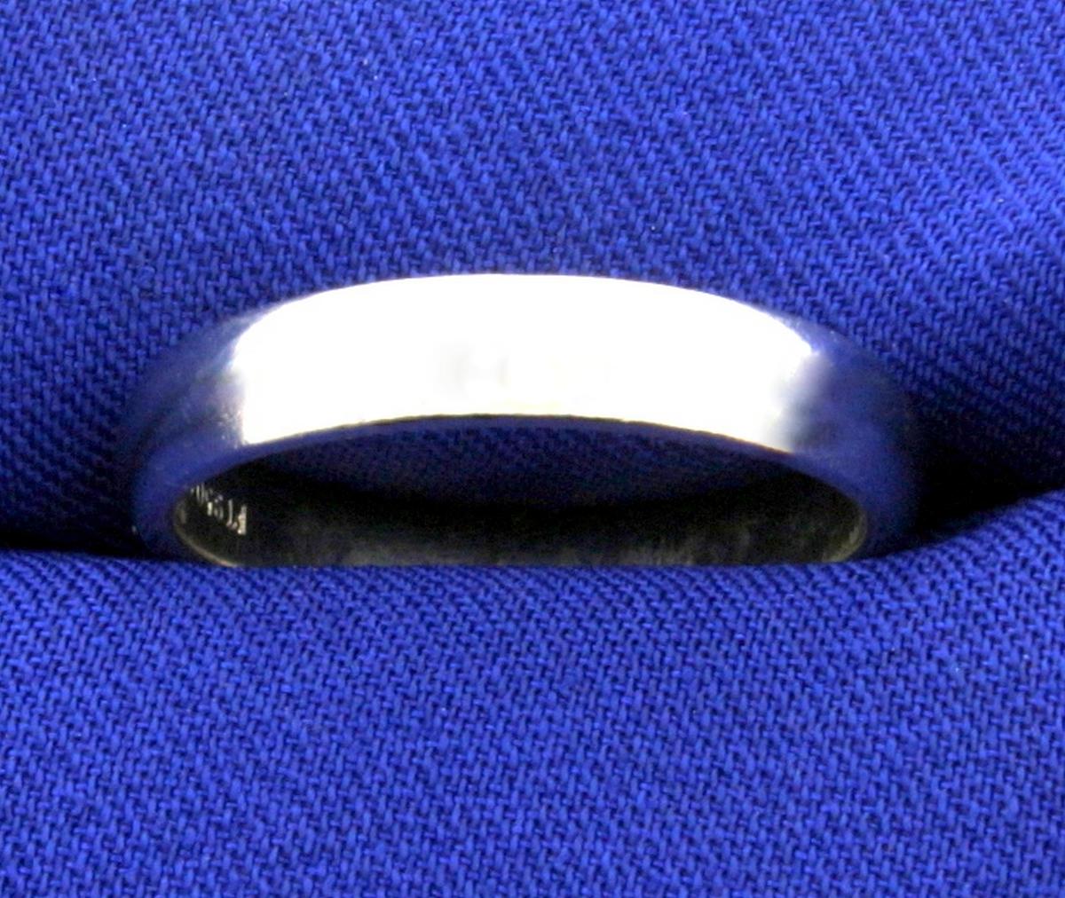 Platinum Wedding Band Ring