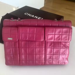 Genuine Chanel Bag Rare Jumbo Hot Pink